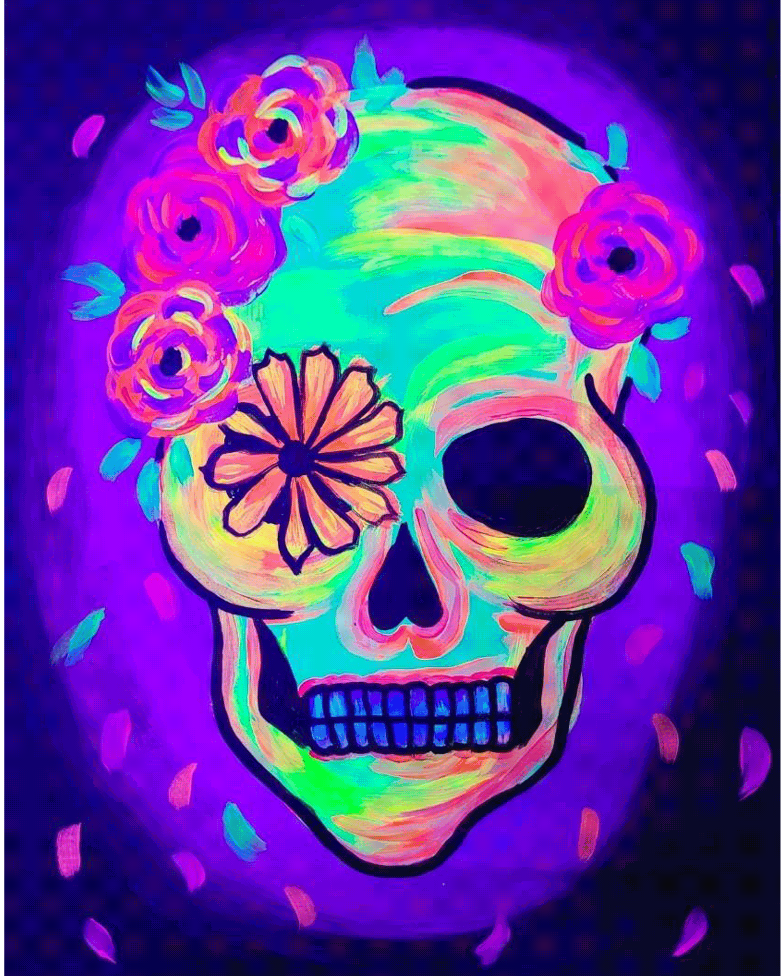 BLACK LIGHT NIGHT! Come in and get your GLOW ON!