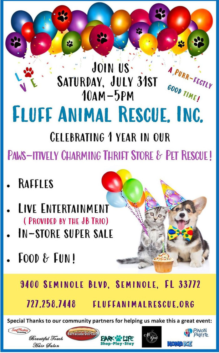 We're at Fluff Animal Rescue!