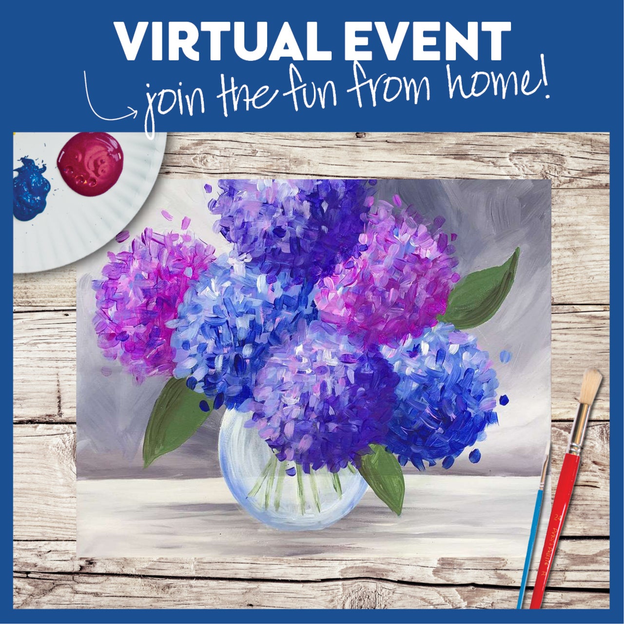 Virtual Painting Class with Kit!