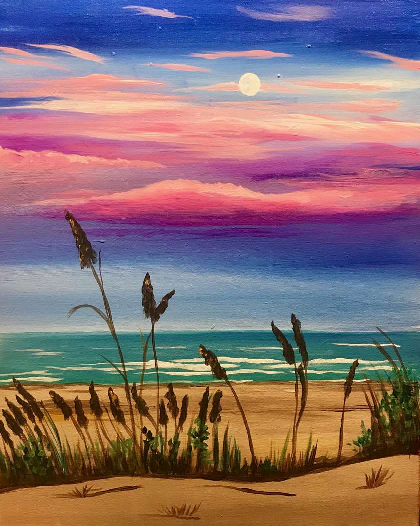 Twilight Walk on the Beach