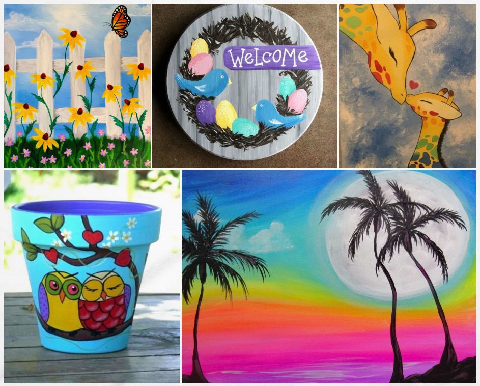 Creative Summertime Arts & Crafts For The Kids! - Pinot's Palette