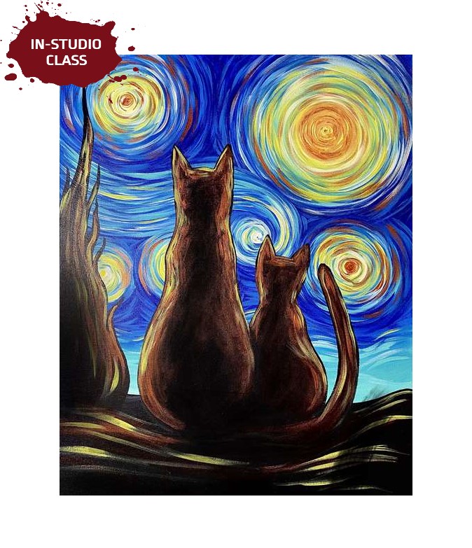 A Purr-fectly Starry Night 