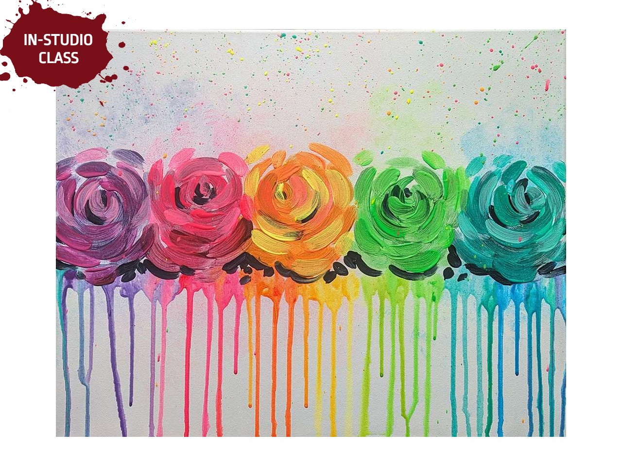 A Rainbow of Roses