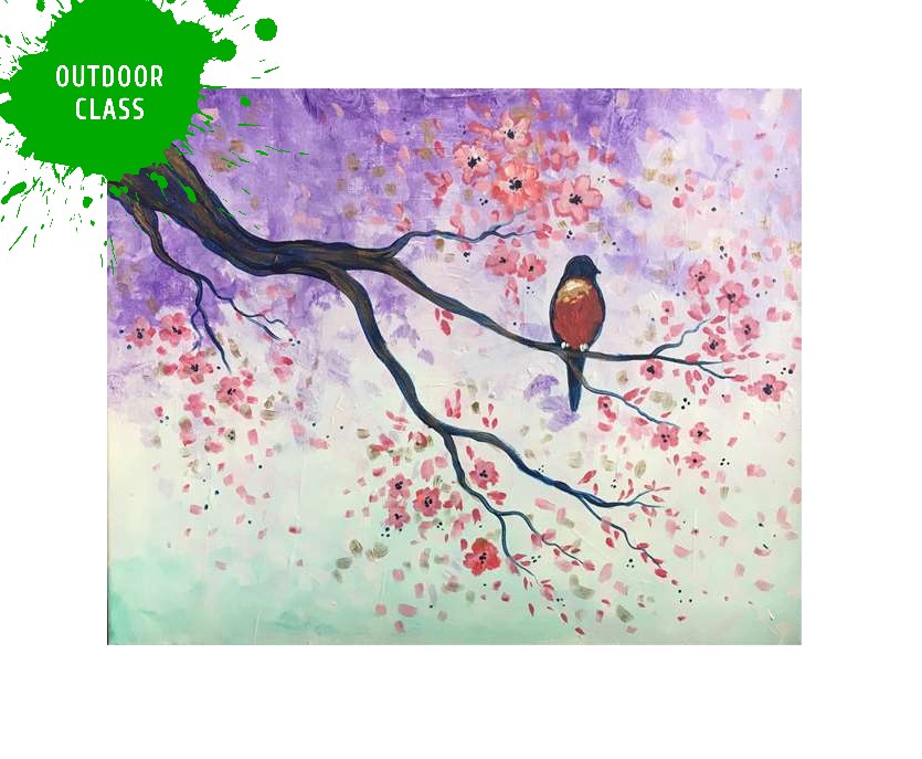 Bird in the Blossoms