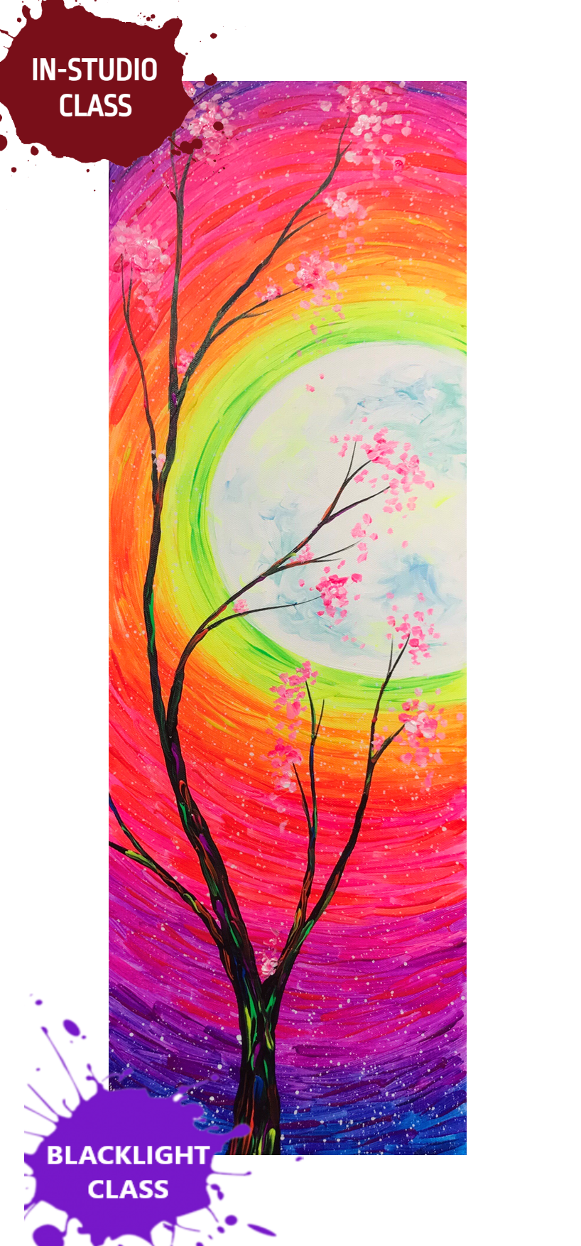 Black Light Moon Glow