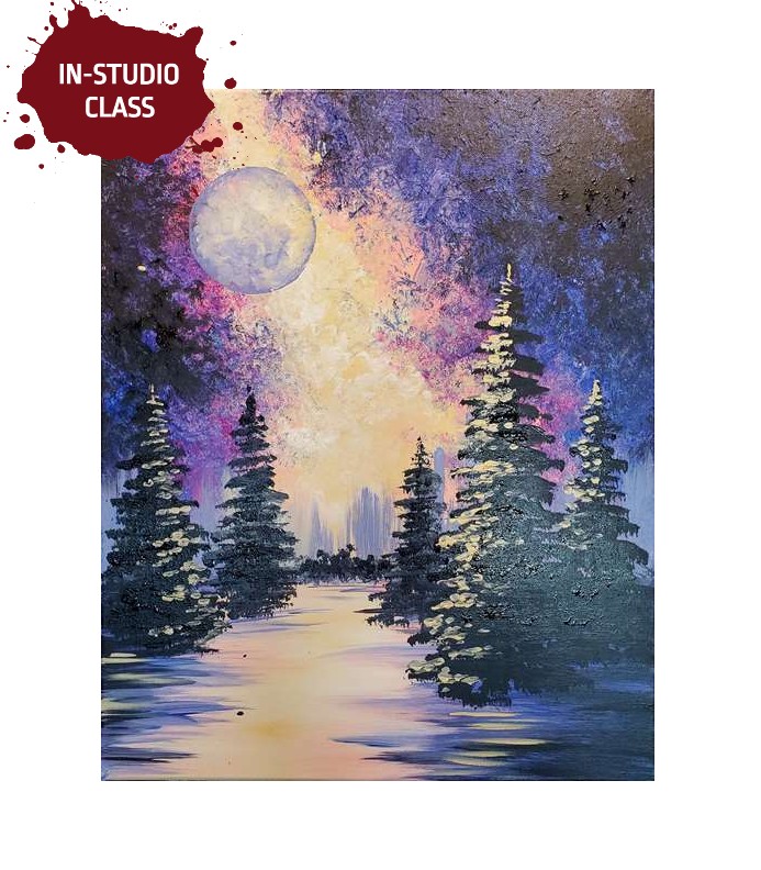 Cosmic Night in the Forest