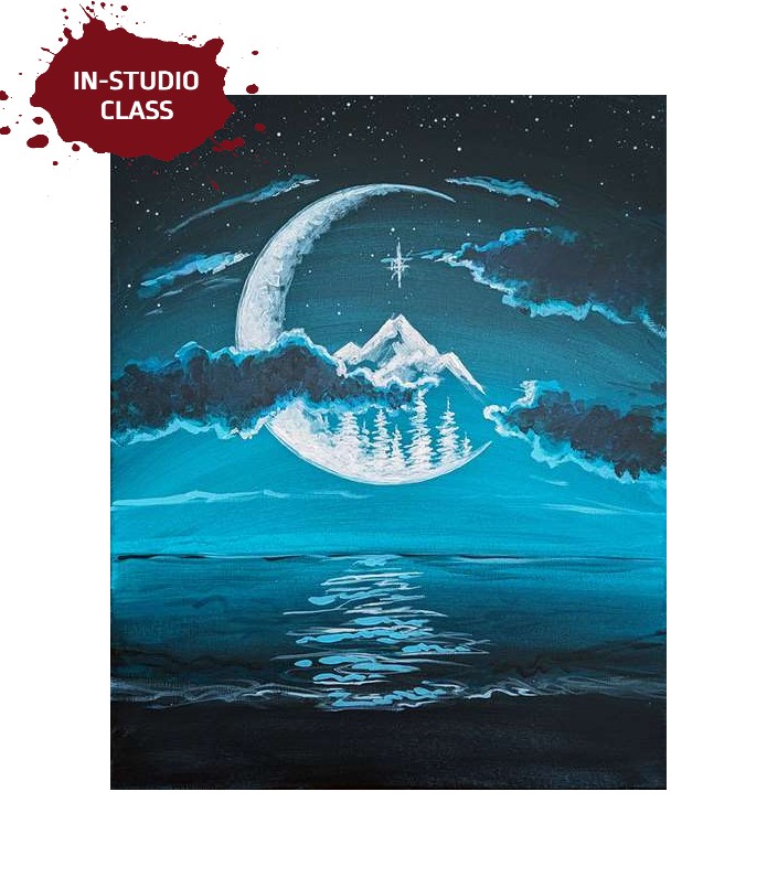 Crescent Mountain Over the Beach