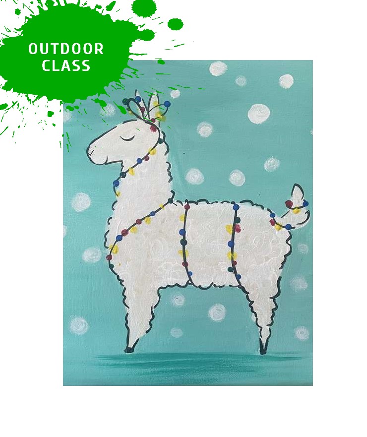 Holiday Llama Lights