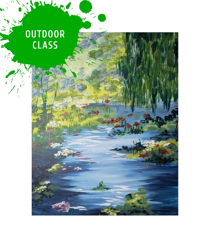 Monet Inspired Weeping Willow