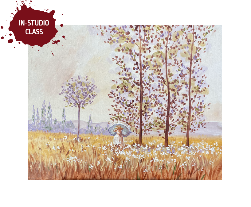 Monet's Autumn Stroll 