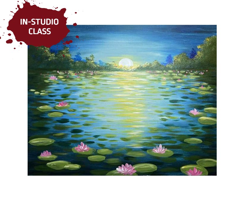 Monet's Sunset Lilies