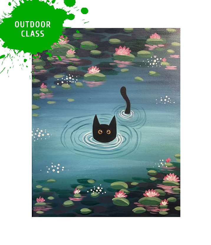 Monet's Water Kitty