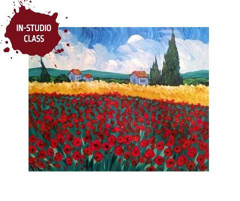 Poppies a la Van Gogh