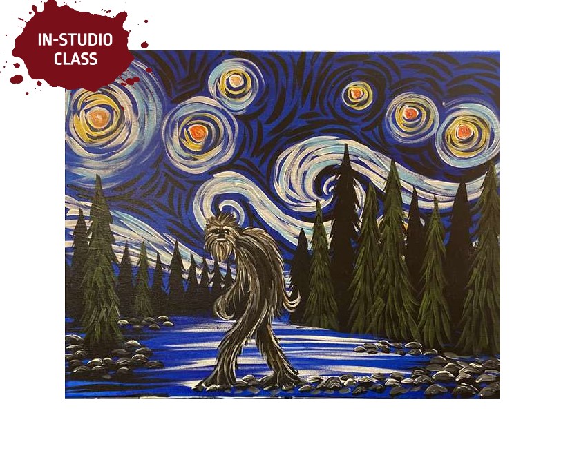 Starry Sasquatch Night