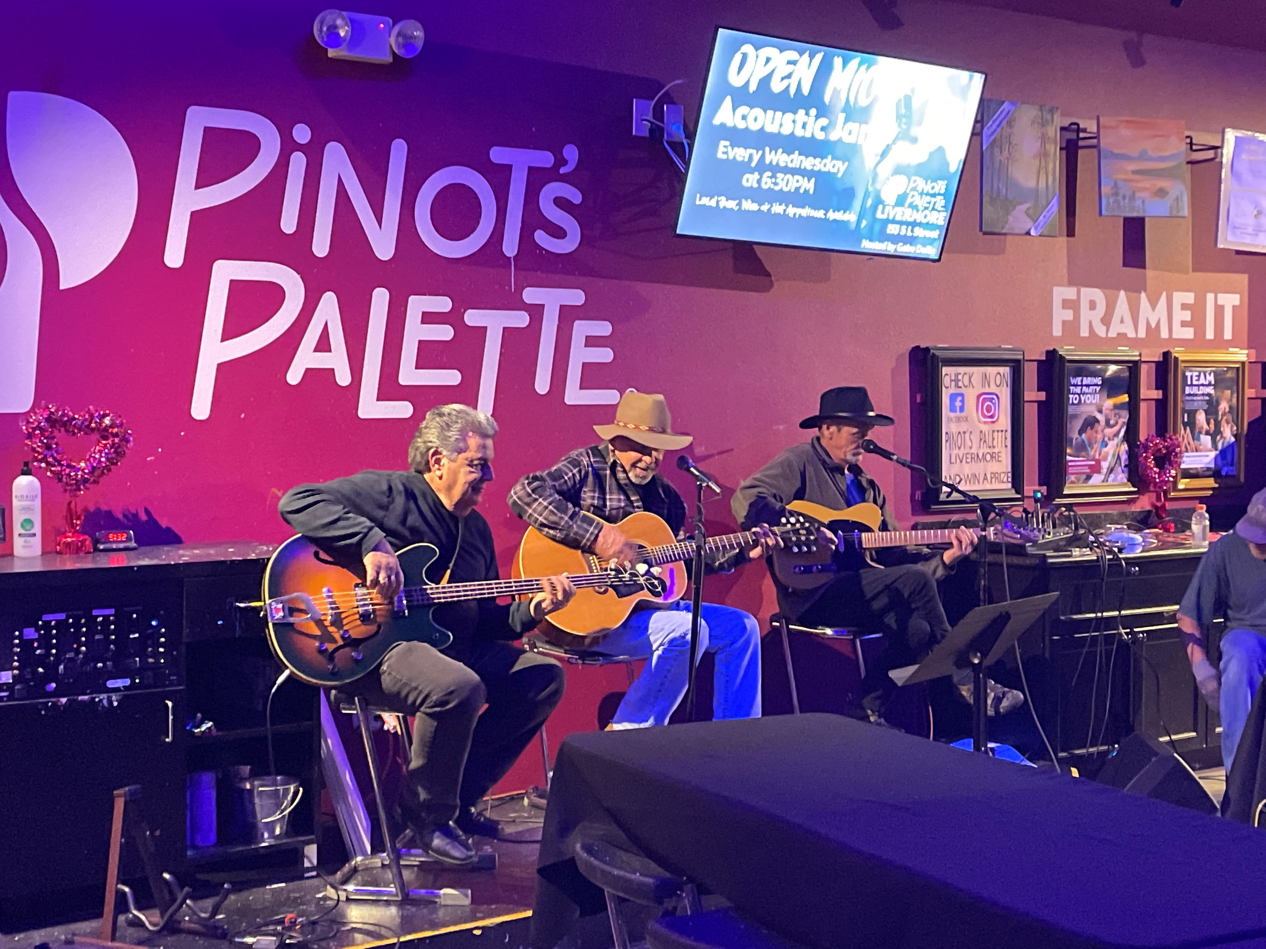 Open Mic Acoustic Sessions  at Pinot's Palette Livermore