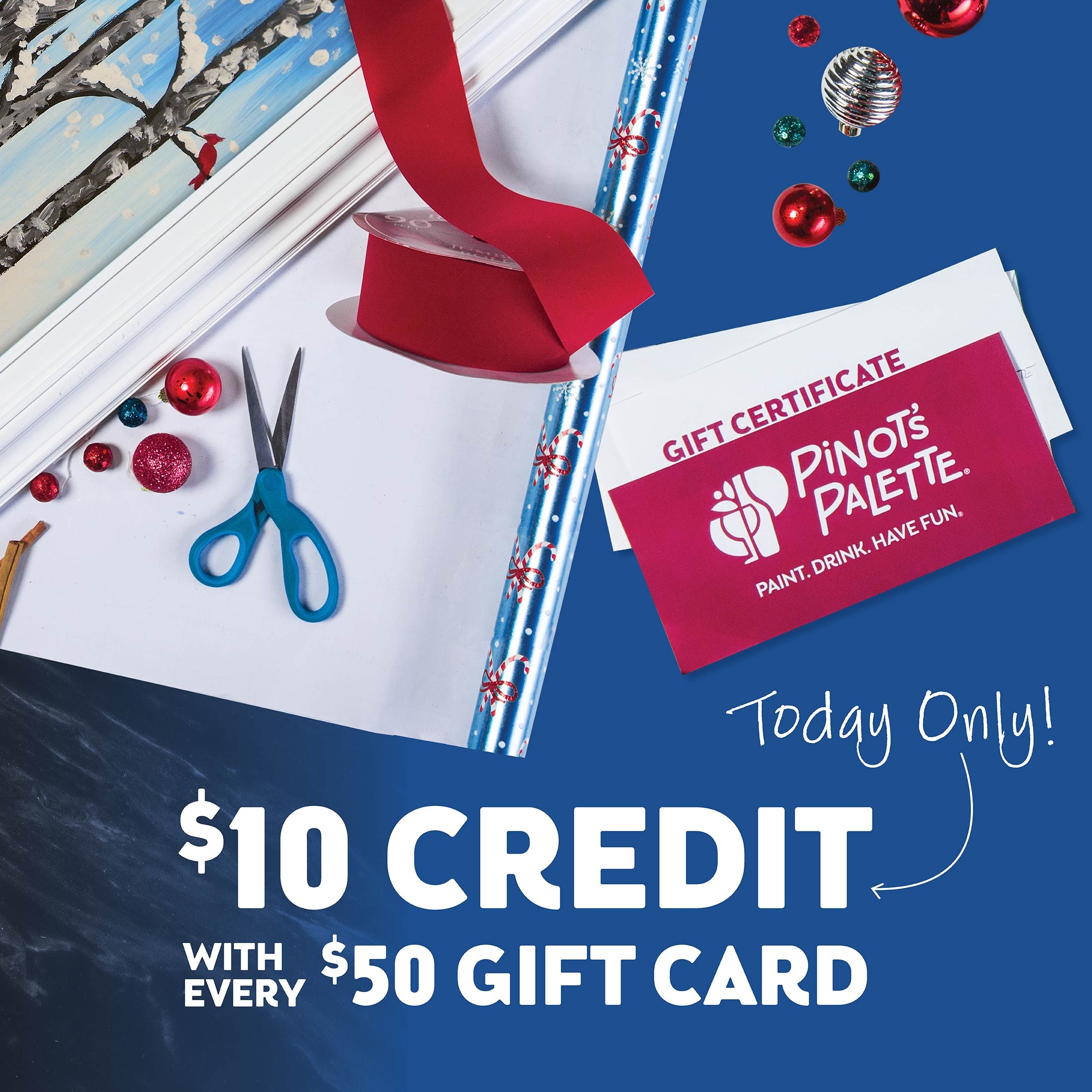 Bonus credit with every $50 Gift Certificate