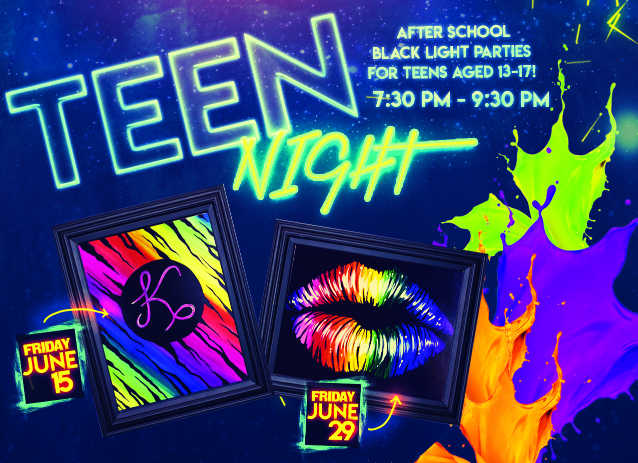 Black Light Paint Night