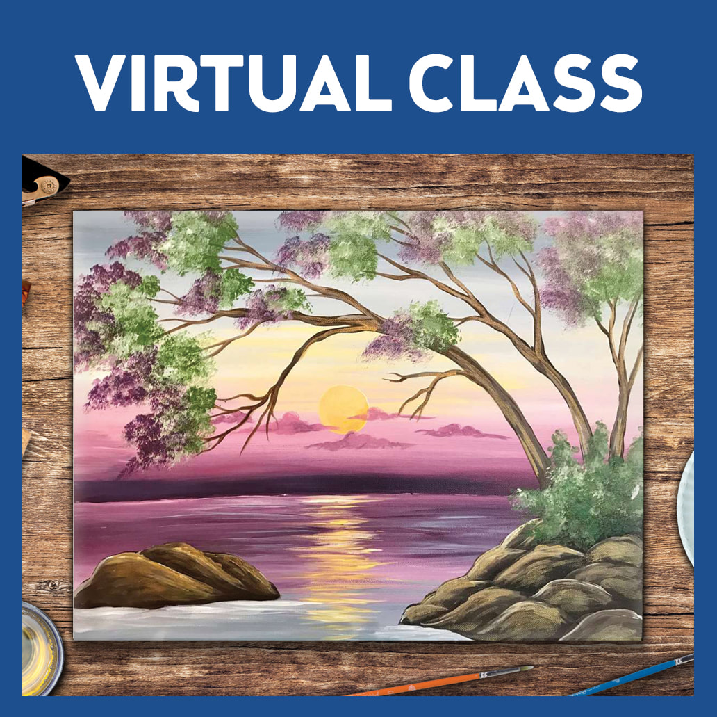 LIVE INTERACTIVE VIRTUAL CLASS - ART KIT INCLUDED (HAVE SUPPLIES? THEN IT'S ONLY $15!)