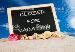 STUDIO CLOSED FROM AUGUST 1-9