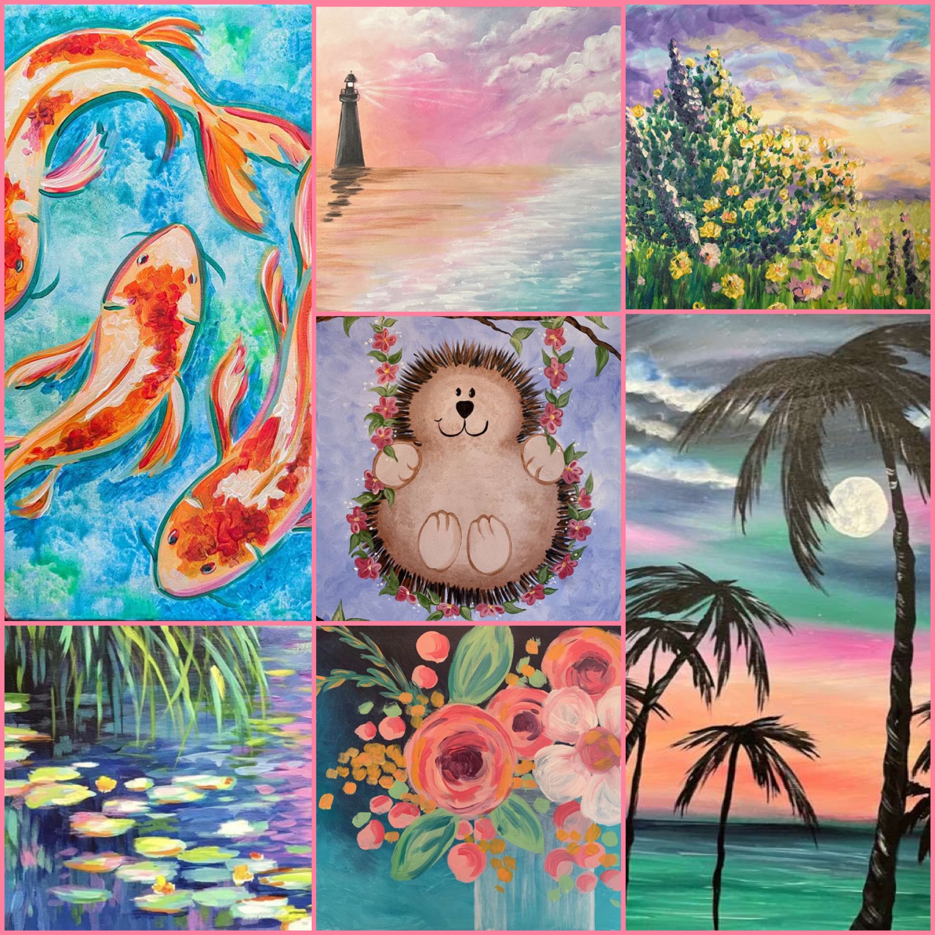 What Will You Paint This Spring at Pinot’s Palette?