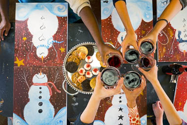 Why Are Our Holiday Paint Parties Are The Ultimate Celebration For ALL?
