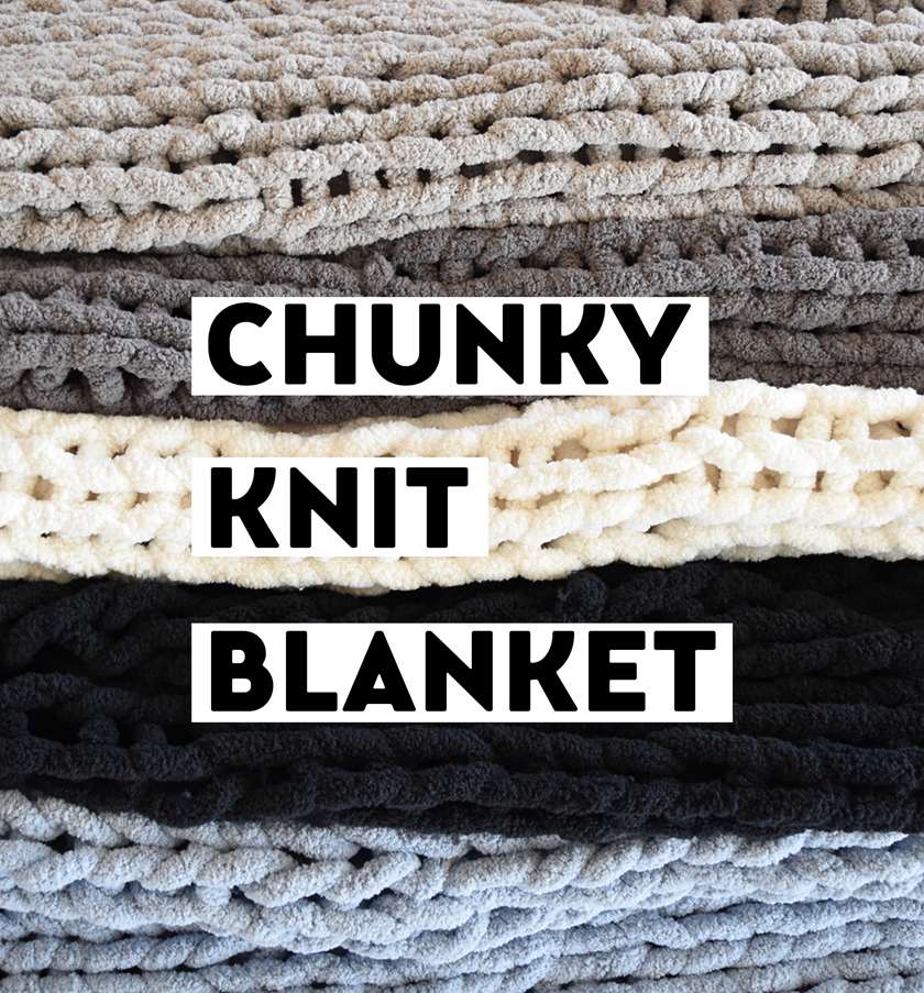 Chunky Knit Blanket - Bring Your Own Yarn