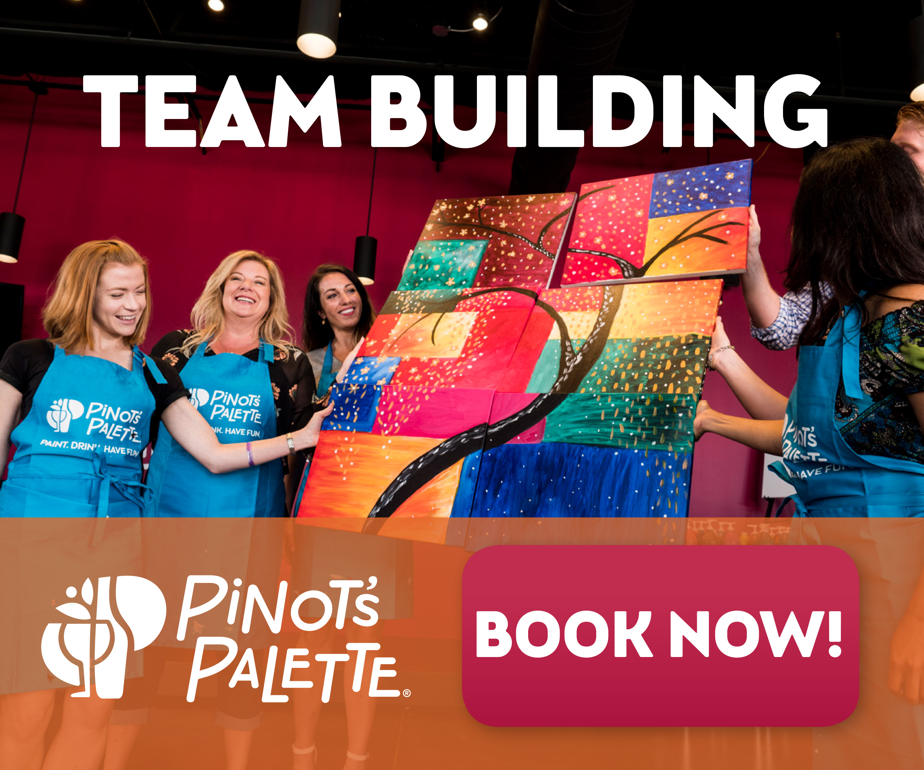 Get Your Team Together For A Paint Sesh! (In-Person Or Virtually)