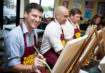 Women Love a Man In An (Art) Apron