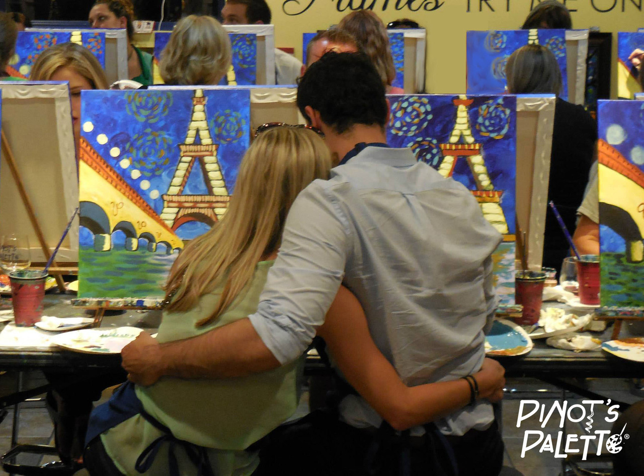 Pinot's Palette Couple Painting