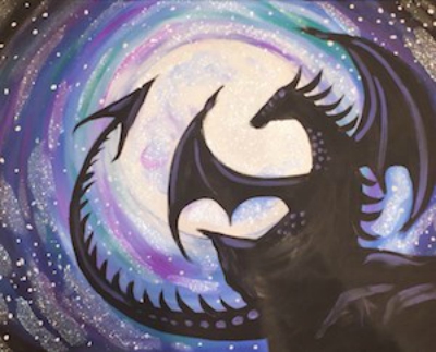 Game of Dragons Paint and Sip Parties Naperville