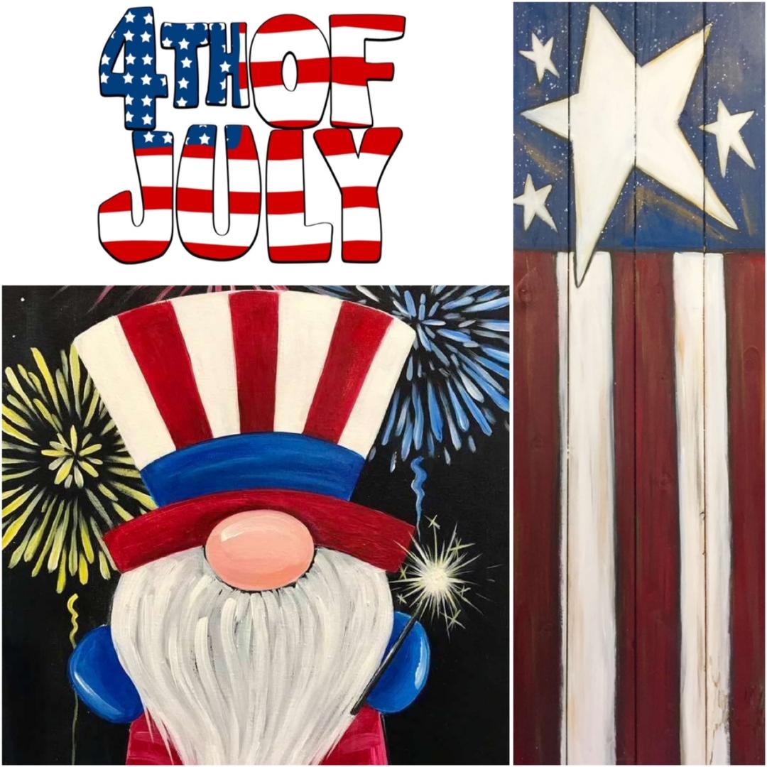 Paint With Us This July 4th Weekend!!!