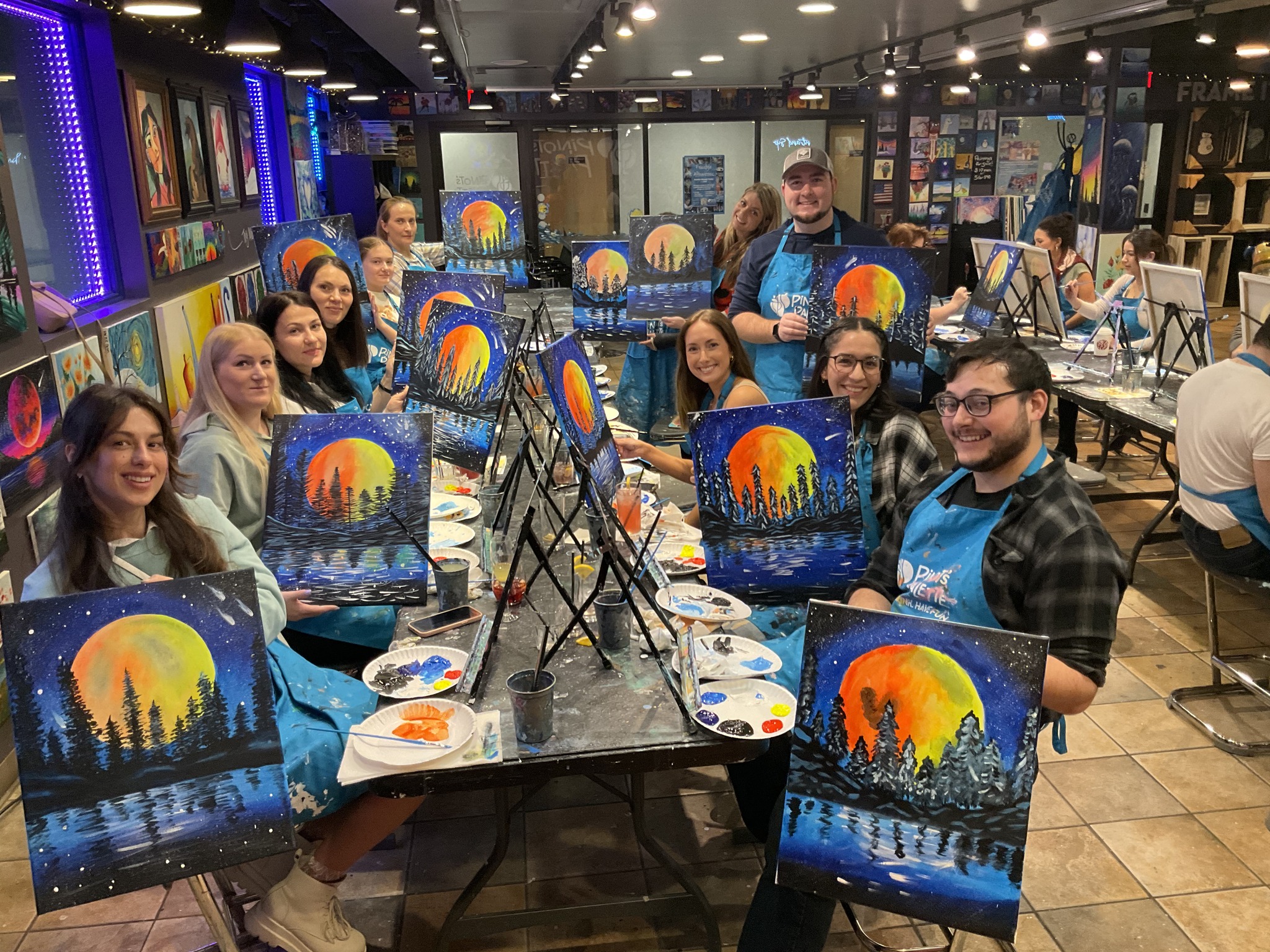 Looking For A Fun & Creative Activity To Enjoy With Friends? Try Our Paint & Sip classes in Downtown Naperville.