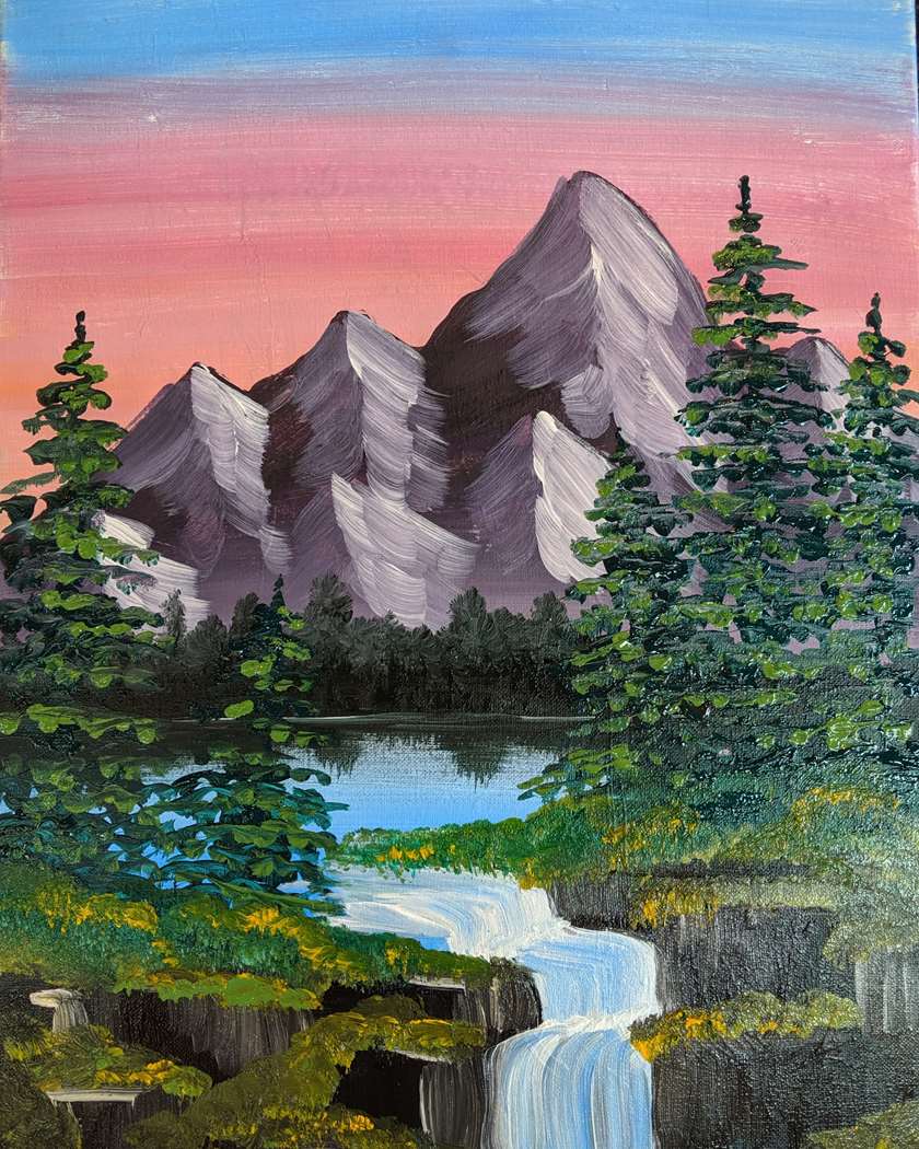 Brush Up On Your 'Bob Ross' Facts! We're Hosting A SUPER FUN Trivia Night!!!  - Pinot's Palette