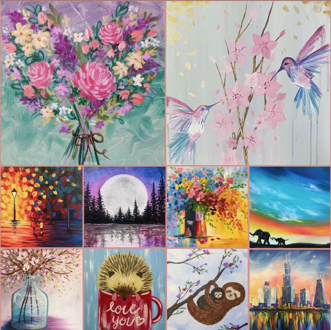 Paint and Sip With Mom This Mother’s Day! 
