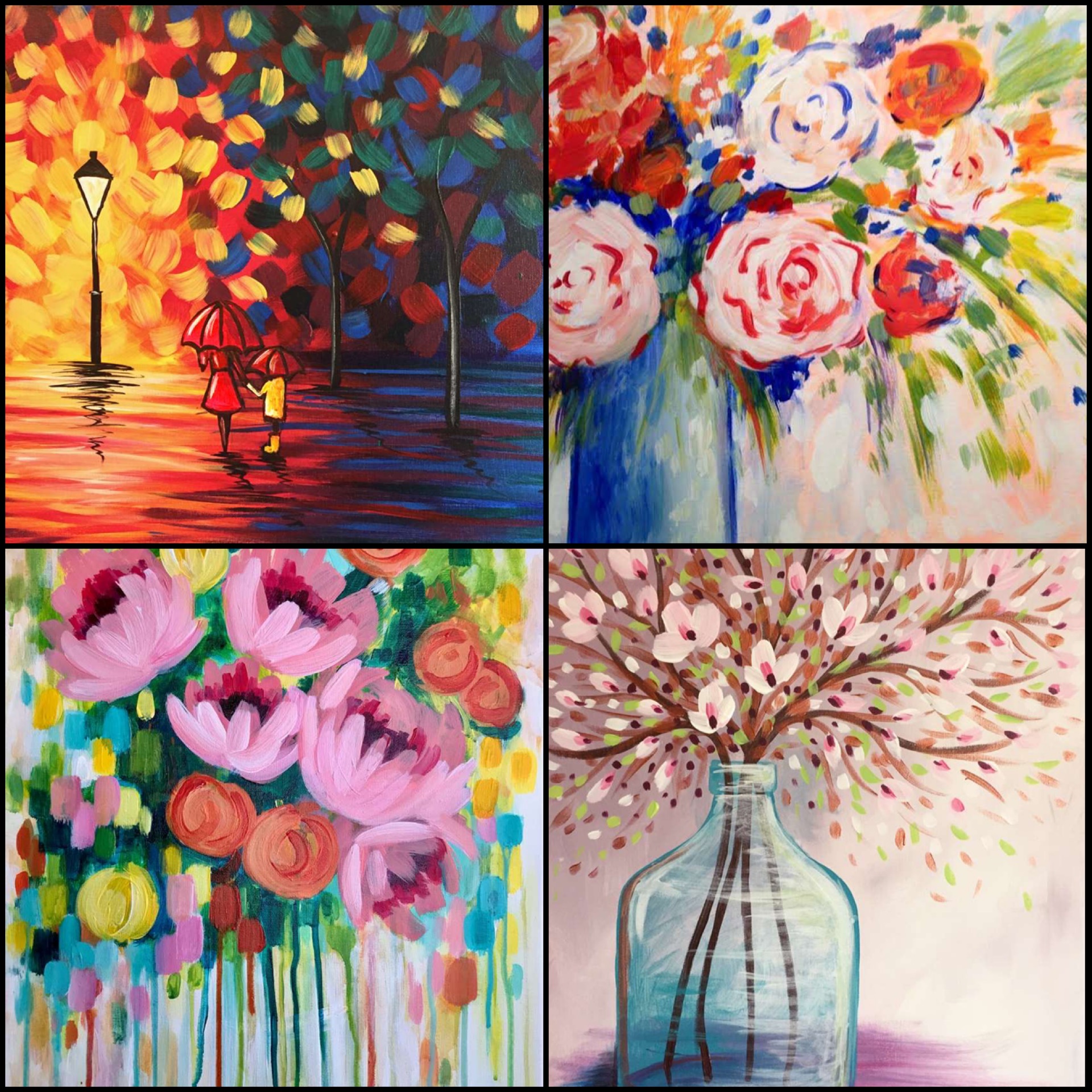 Easy mother's store day painting ideas