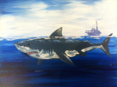 We're Celebrating 'Shark Week' With A Fin-tastic Painting and Wine Class! 