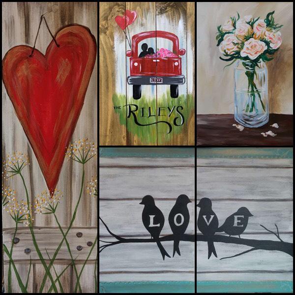 Looking For Something Unique To Do This Valentine's Day? Join Us For A Painting And Wine Experience! 