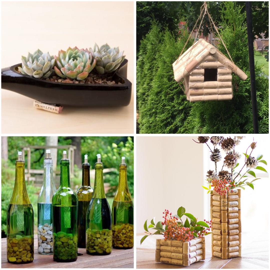 What Are Some Ways Your Can Repurpose Old Wine Bottles & Corks?