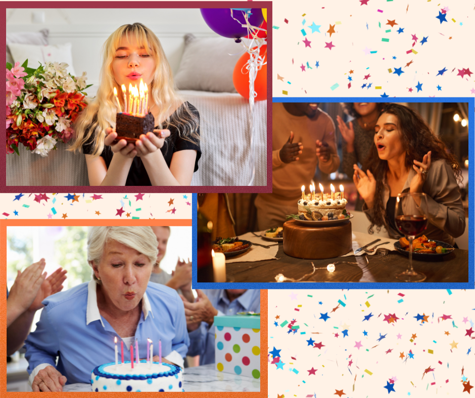 Celebrating A Bday At Any Age!