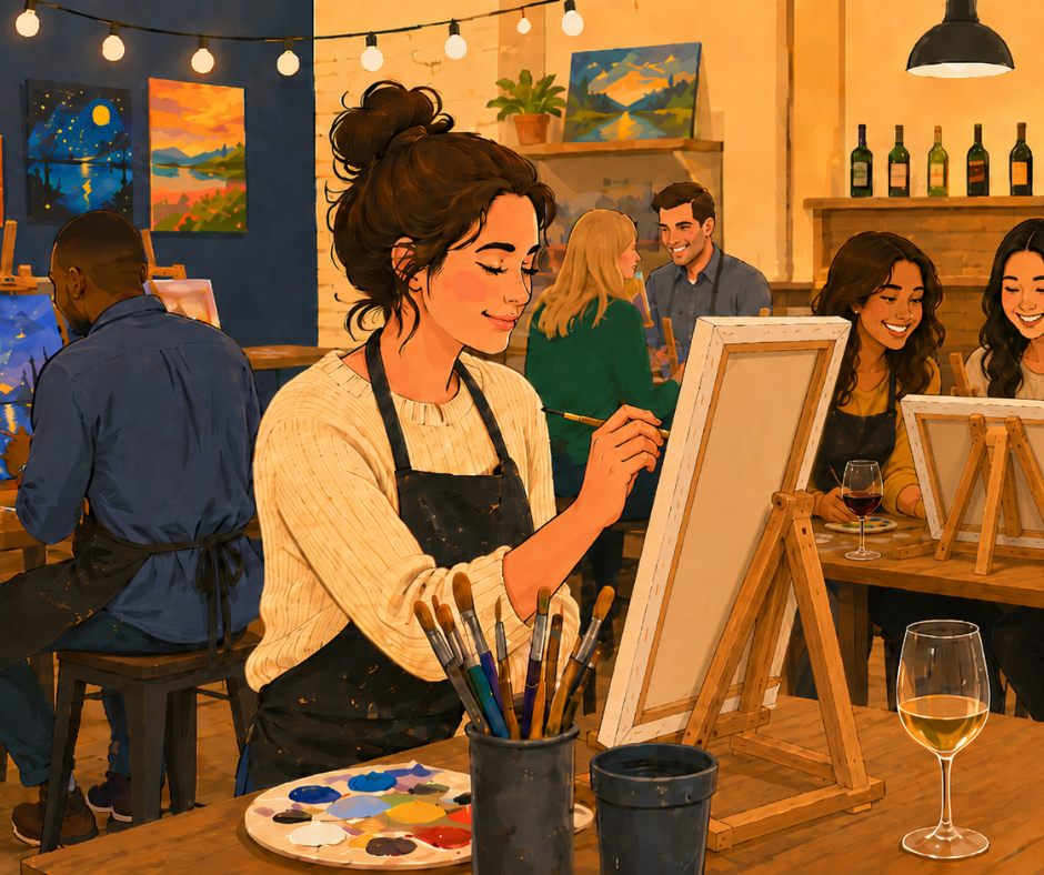 Can I Come Alone to a Paint and Sip Class?