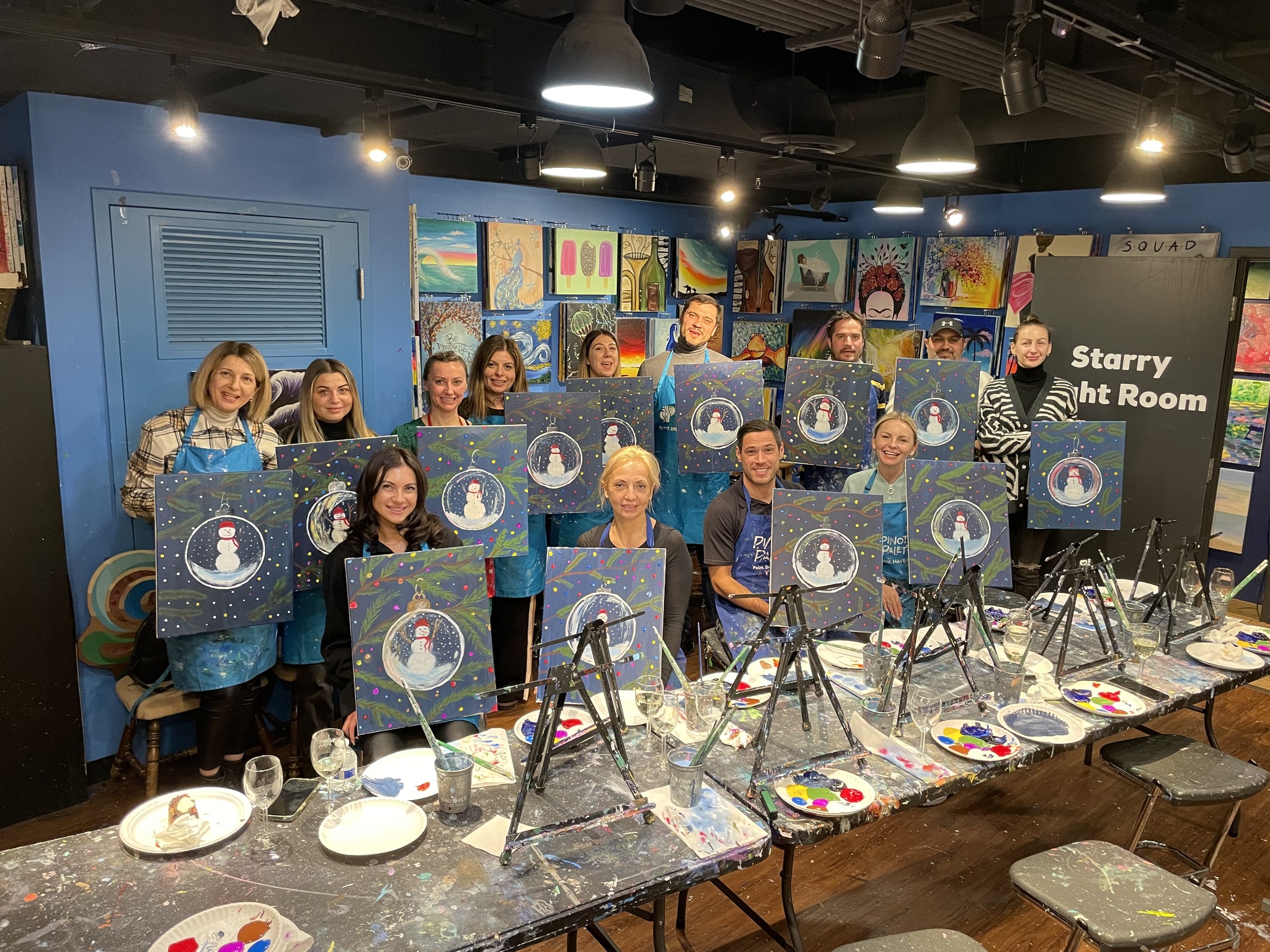 Sip, Paint, and Be Merry: Planning the Ultimate Christmas Party With Pinot’s!