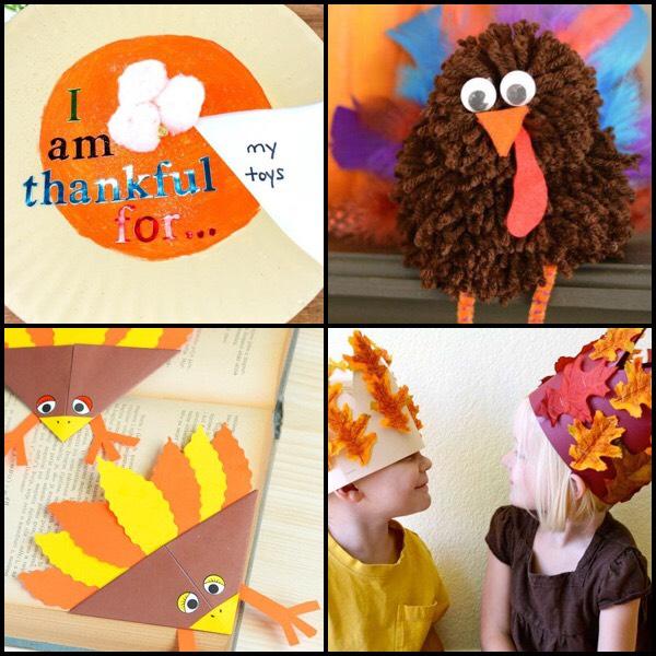 Looking For Ways To Keep The Kids Entertained This Month? Try These Thanksgiving Crafts! 