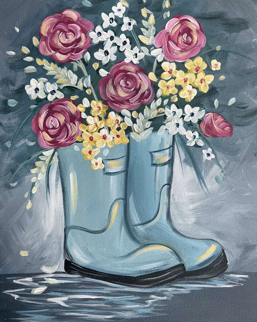 April Showers, May Flowers: Painting Rainy Day Scenes