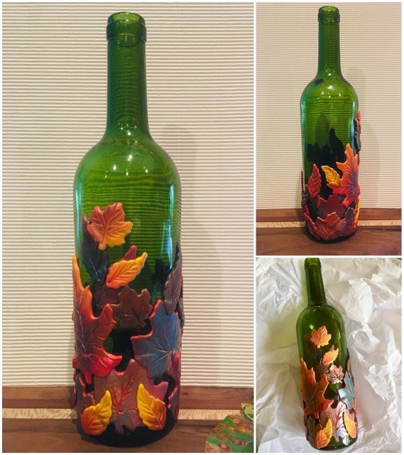 Home Decor: Decorated Wine Bottles - Pinot\'s Palette