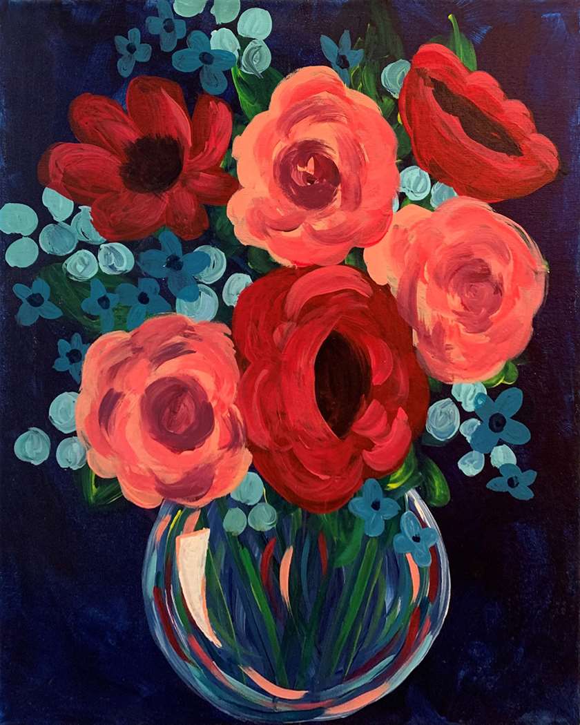 Bouquet en Rouge
