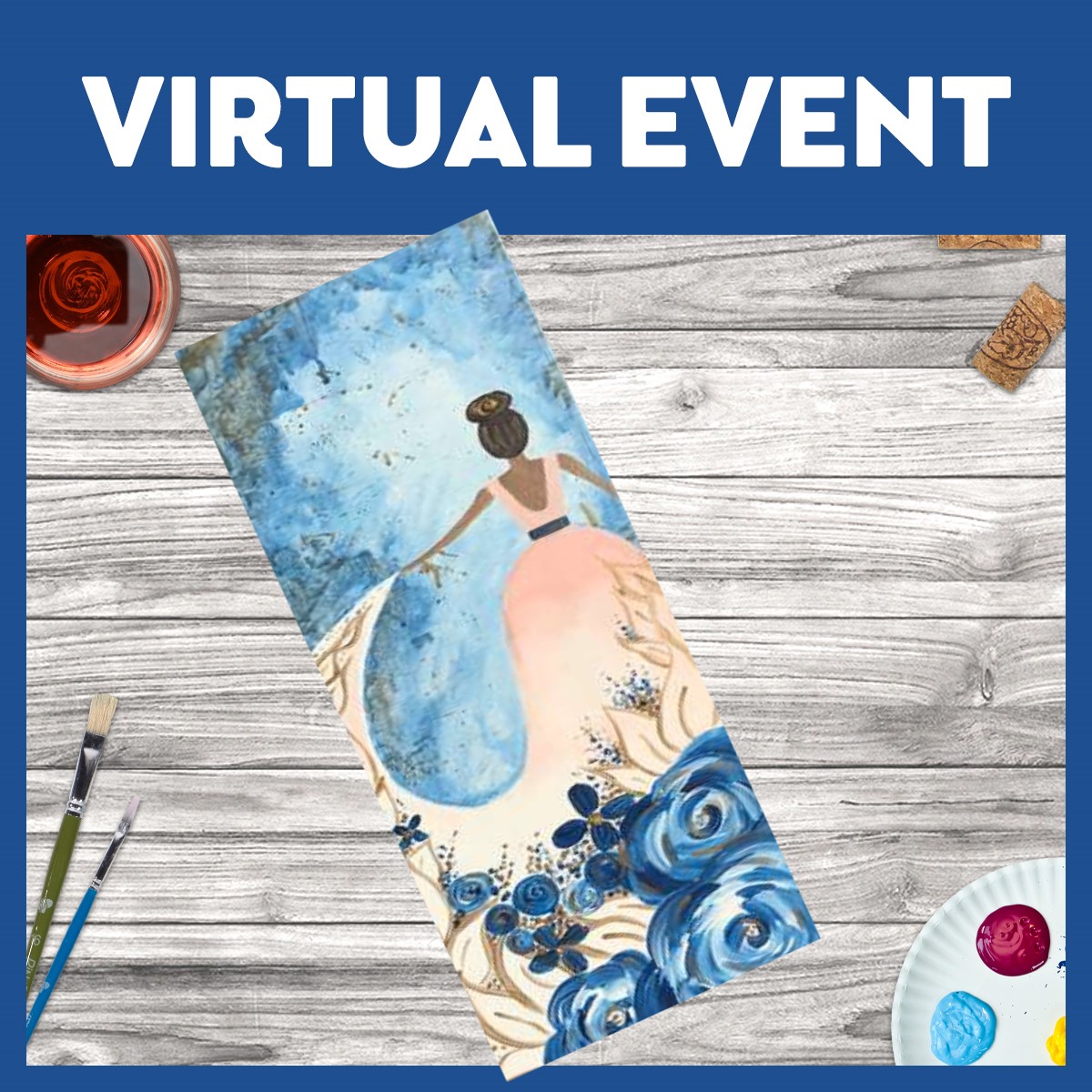 LIVE INTERACTIVE VIRTUAL CLASS - PAINTING KIT INCLUDED