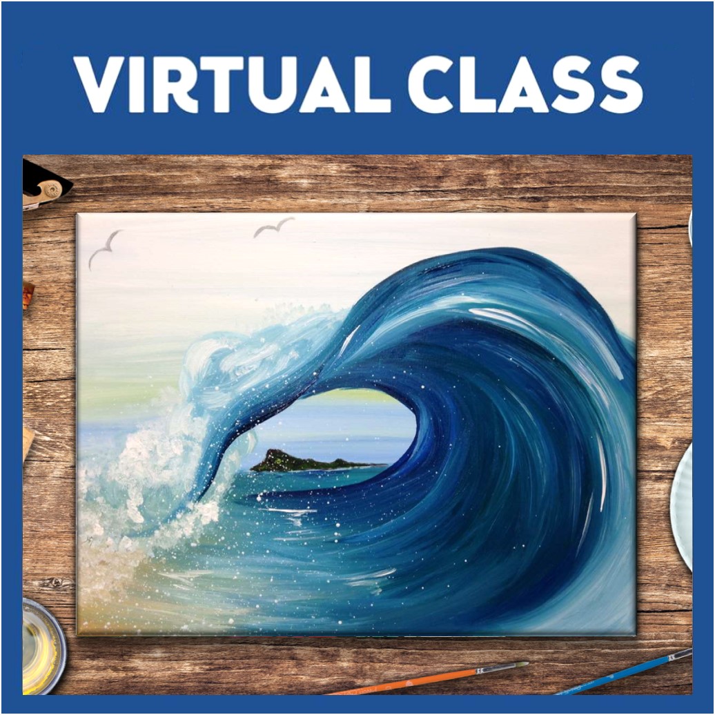 LIVE INTERACTIVE VIRTUAL CLASS - PAINTING KIT INCLUDED