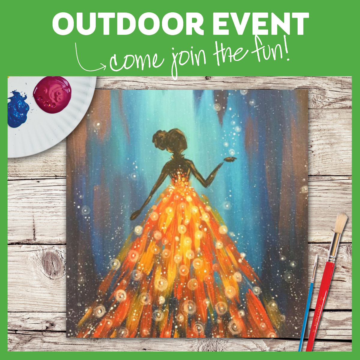 OUTDOOR PATIO EVENT. LIMITED SEATS AVAILABLE