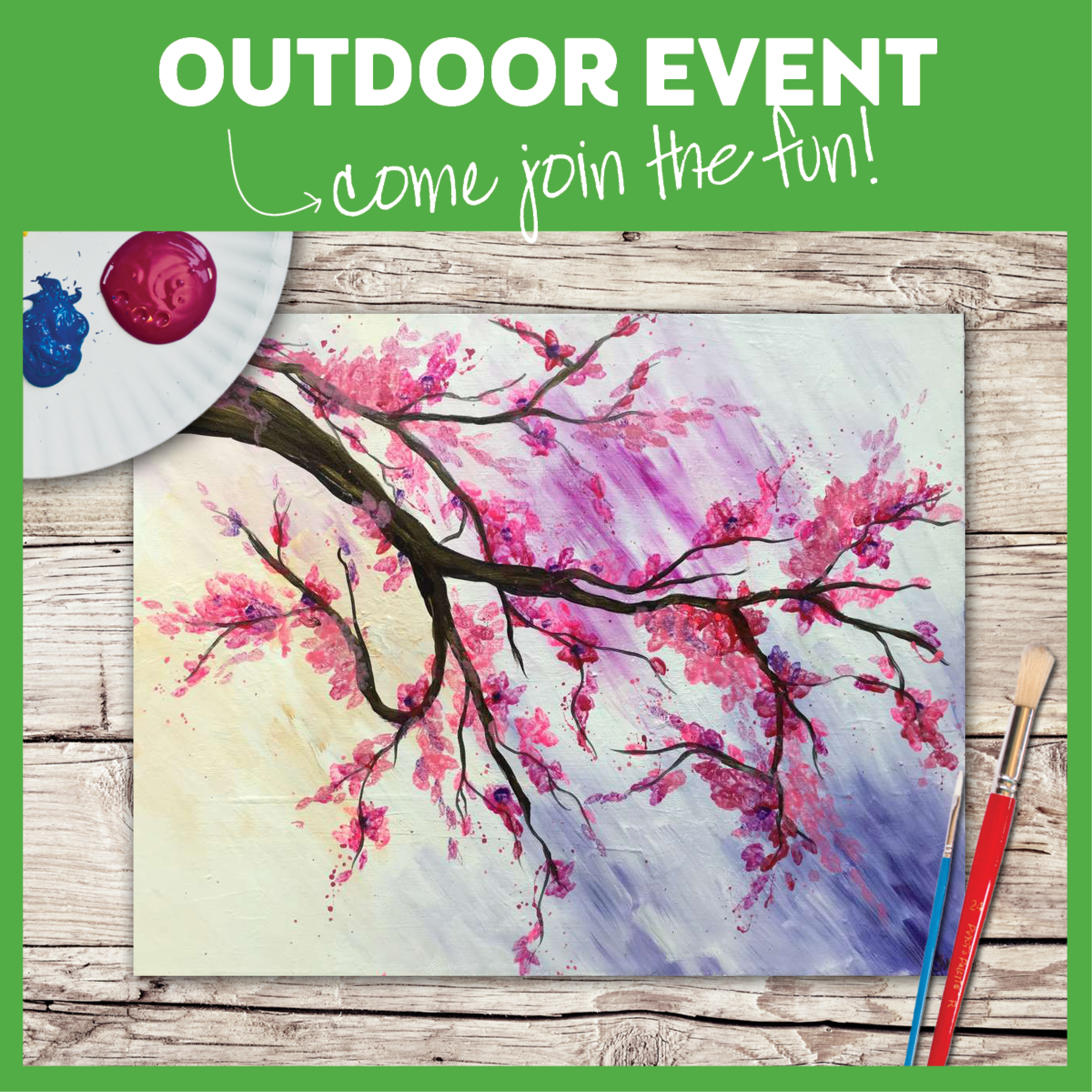 OUTDOOR PATIO EVENT! LIMITED SEATING AVAILABLE