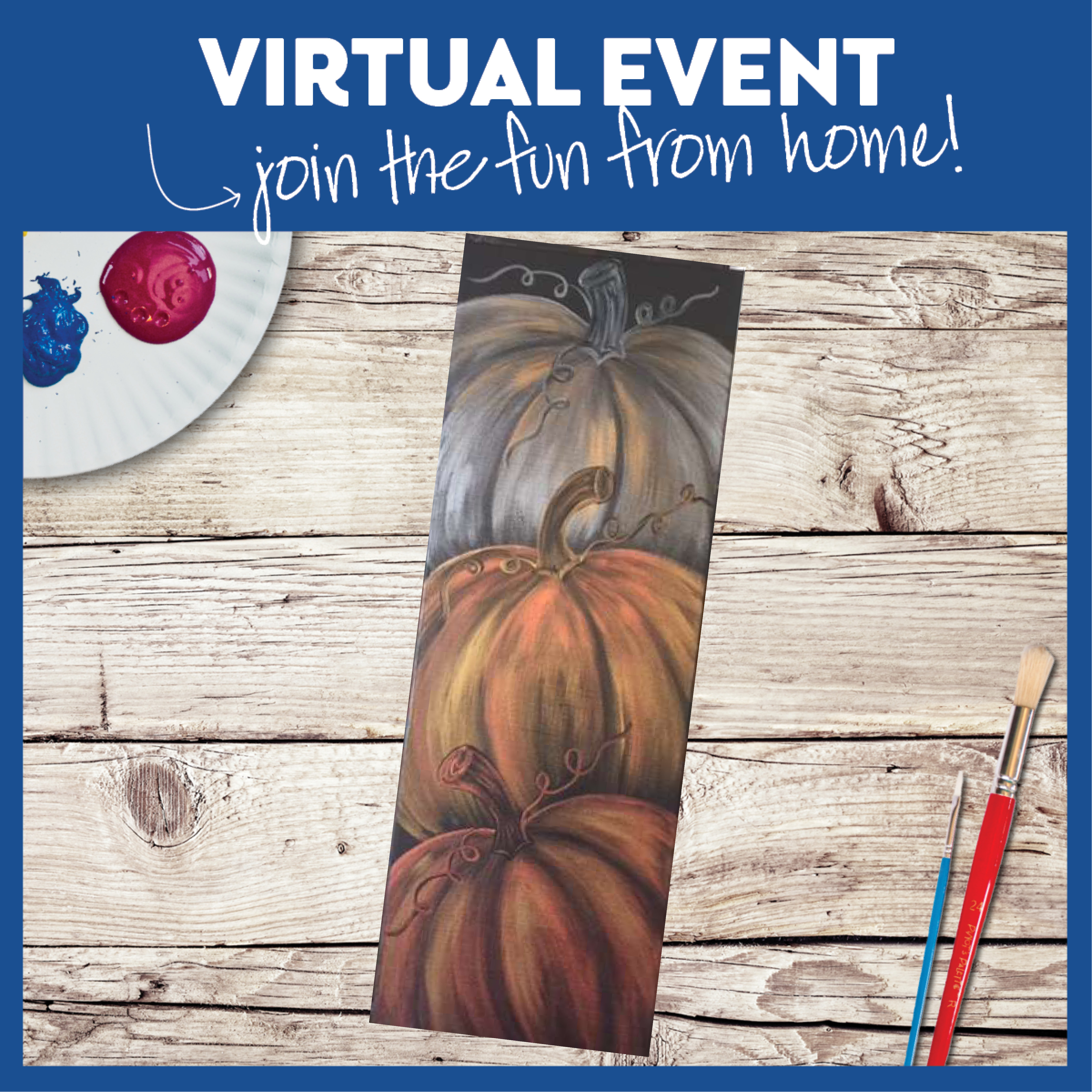 LIVE INTERACTIVE VIRTUAL CLASS - PAINTING KIT INCLUDED